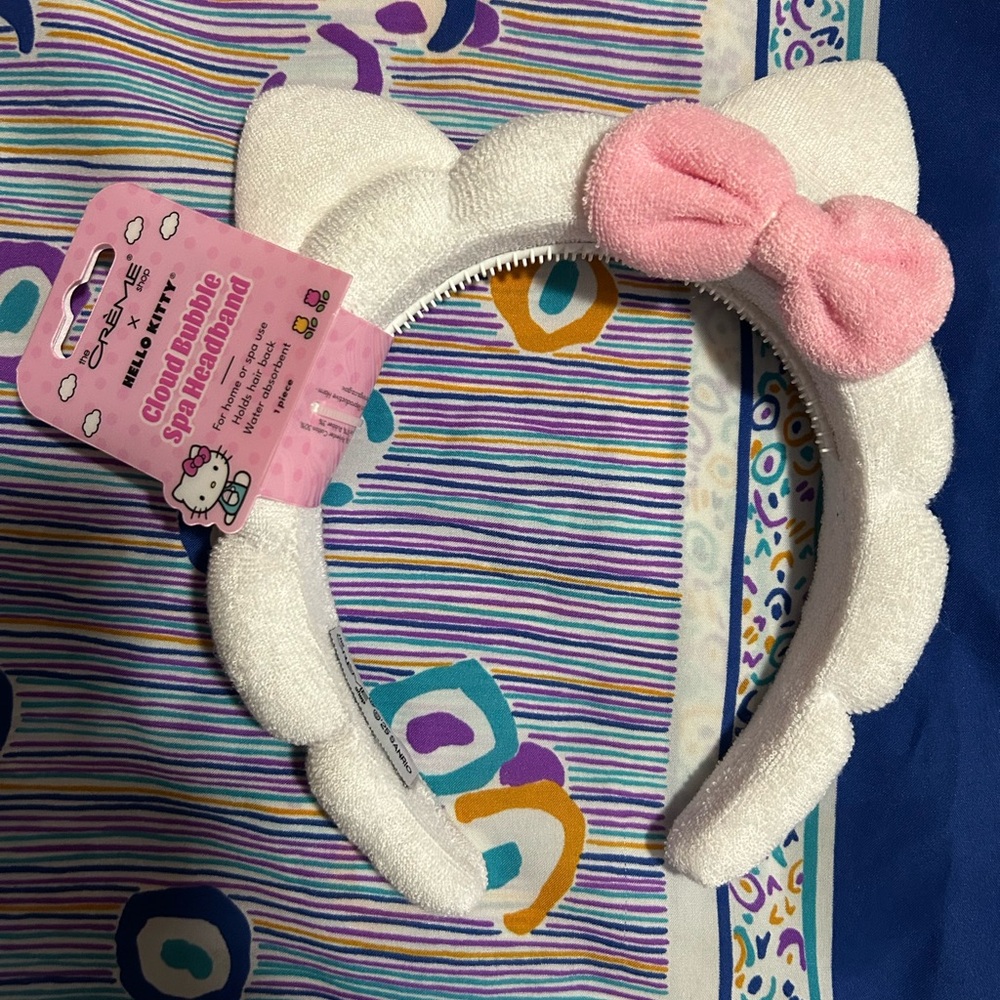 Hello Kitty White Plush Ear Headband